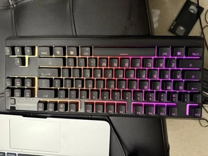 SteelSeries Apex 3 TKL KB-00015 RGB Wired Keyboard - Used Tested Good - Picture 1 of 10
