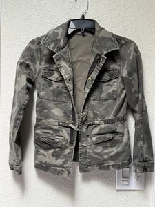 DL1961 Jacket Teen Girl SZ M Camo Military Army Utility Y2K Hip Hop Urban ROCCO - Picture 1 of 8