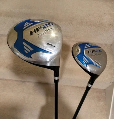 Tour Edge HP25 Driver / 3 Fairway Wood 2 Club Set Varsity Flex Juniors - Image 1 of 4