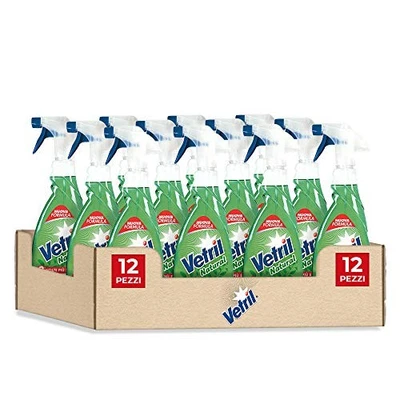 Vetril - Multiuso e Vetri, Natural - 650ml x 12 pezzi - 7800ml