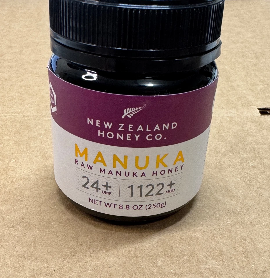Zealand Honey Co Raw Manuka Honey UMF 24 MGO 1122 8.8oz 250g Ship