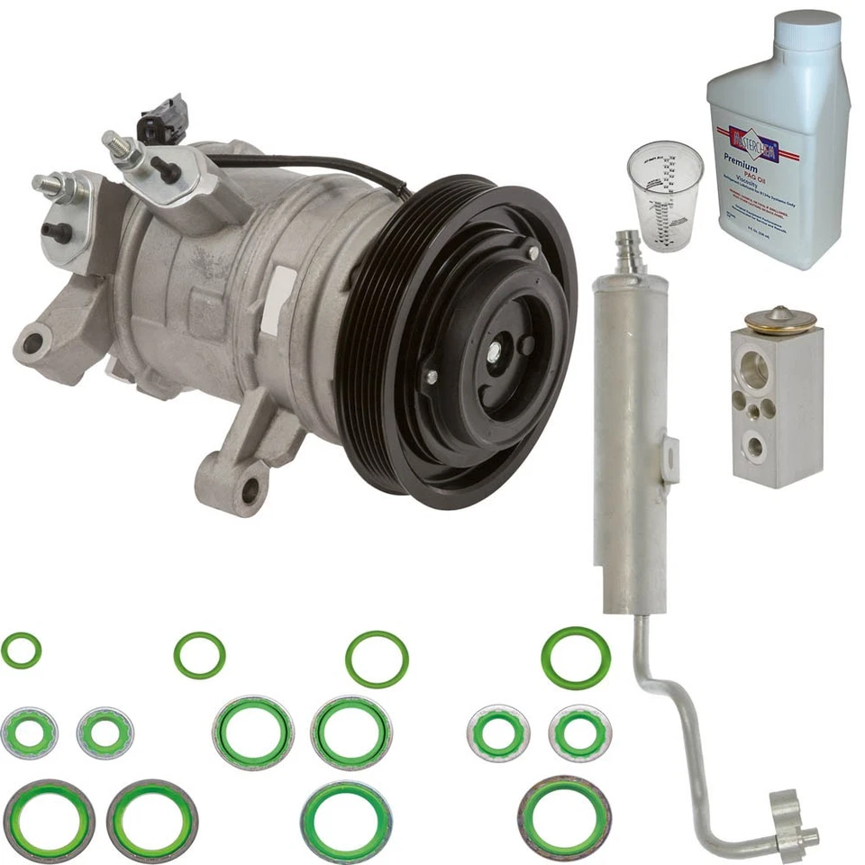 Compresor de aire acondicionado para Jeep Commander Grand Cherokee Omega con kit de reparación de aire acondicionado CSW Foto 1 de 1