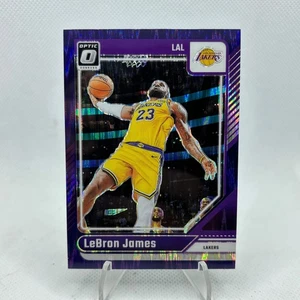 2024-25 Panini Donruss Optic Basketball - Viola Shock Prizm LeBron James Lakers - Foto 1 di 2