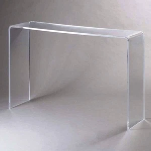 Consolle Tavolino Scrivania Tavolo Arredo Plexiglass Trasparente 100x35x75H - Bild 1 von 1