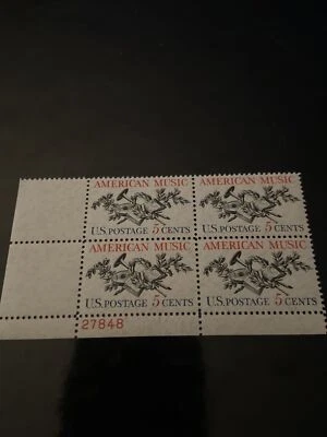 US SC #1252 American Music 1964 (5 Cents) - Image 1 of 3