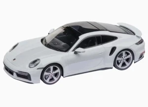 1/18 Porsche 911 (992) Turbo S 2021 White Model Car by Minichamps WAP0211620RTRB - Picture 1 of 5