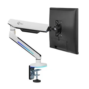 SIIG Single-Monitor Arm Desk Mount with Gaming RGB Lighting (CE-MT3J11-S2) - Picture 1 of 8