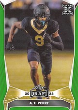 2023 Leaf Draft GREEN Football Trading Cards Pick From List Base - Auto H