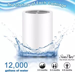 20Stage Shower Water Filter Cartridge RemoveChlorine,Hard Water Softener2.4*2.7' - Picture 1 of 11