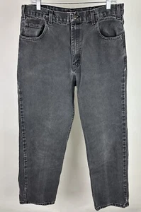 Jeans negros descoloridos vintage años 90 33x29 REALES Arizona Jean Co. Grunge minimalista - Imagen 1 de 13
