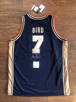 Larry Bird 1992 DREAM TEAM JERSEY SIGNED PSA Witnessed Navy & GOLD USA OLYMPIC - Image 1 of 4