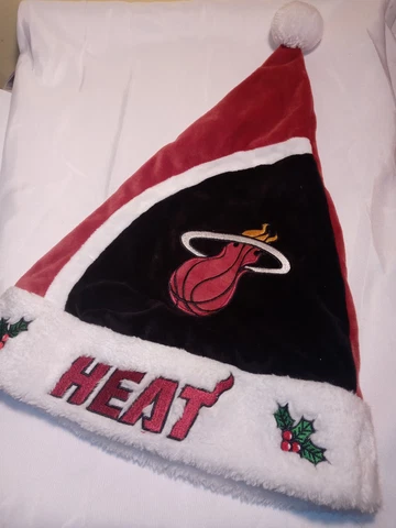 Miami Heat Christmas Hat And Bag Cover