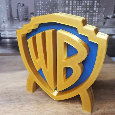 Decorative WARNER BROS. PICTURES self standing logo display
