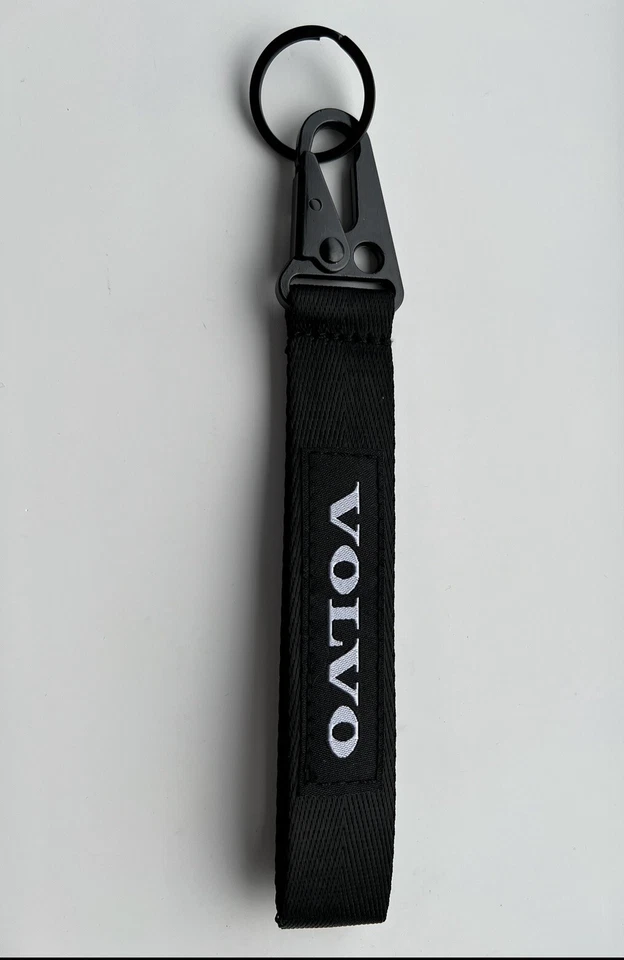 Volvo Black Lanyard Keyring Keychain ID Card Holder Phone Strap Lorry UK Seller