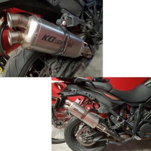 38-51mm Universal Motorcycle Slip-on Exhaust Tips Muffler Pipe With DB Killer - Bild 1 von 3