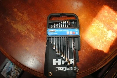 HART TOOLS 11PC COMBO WRENCH SET SAE HIGH GRADE STEEL - Image 1 of 4
