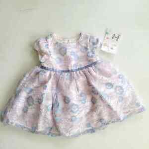 NEW! Mia & Mimi Baby Girls' Lace with Cap Sleeve 2pc Dress - Pink