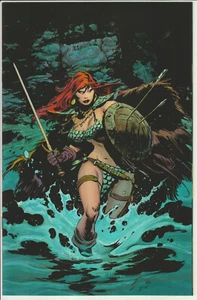 Unbreakable Red Sonja #1 Roberto DeLaTorre Virgin FOC 1:7 Variant - Picture 1 of 1