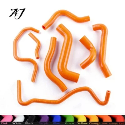 Kit de manguera de silicona refrigerante agua radiador naranja para Audi TT 1.8 t 225HP Foto 1 de 4