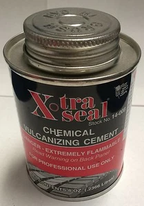 X-Tra Seal Tire Tube Patch Chemical Vulcanizing Cement 8 oz (0.2366 Liters) - Picture 1 of 2
