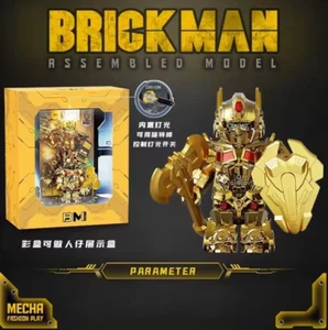 CUSTOM LEGO Brick Man #1 TRANSFORMERS OPTIMUS PRIME Deluxe GOLD VERCHROMT MiniFig - Bild 1 von 7