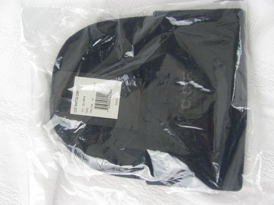 FILSON 20118878 CCF Acrylic Knit Solid Navy Blue Cuff Watch Cap Beanie