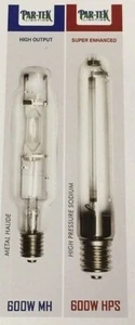 PAR-TEK LIGHTING 600W SE HPS and MH Combo Digital Lamps SAVE $$ W/ BAY HYDRO - Picture 1 of 5