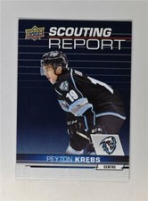 2018-19 18-19 UD Upper Deck CHL Scouting Report #SR-5 Peyton Krebs