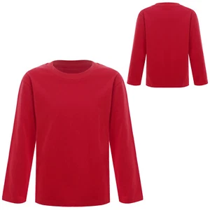 Kids T-Shirt Round Neck Top Beach Sweatshirt Activities Blouse Play Pullover - Picture 1 of 102