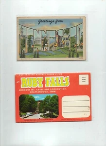 TENNESSEE - vintage lot of one folder, one linen postcard, & ten 1960s postcards - Picture 1 of 10