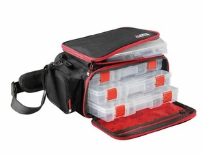 Abu Garcia Lure Pike Fishing Bag - With 4 Tackle Boxes & Strap - 1530847 - Picture 1 of 3