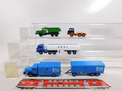 4x wiking H0 1:87 Model Krupp Roadtrain Stiebel Eltron Aral etc Sg #EA385-0, 5 - Image 1 of 4