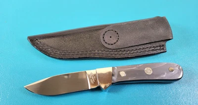 Cuchillo fijo Canal Street Cutlery Co EE. UU. NRA edición limitada 021 2ª am. Grabado + Funda Foto 1 de 4