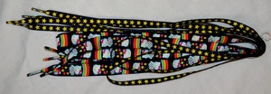 Hello Kitty Rainbow Stars Schnürsenkel 47" Shoe Laces - Bild 1 von 4