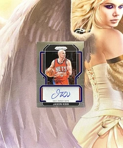 JASON KIDD 2021 22 Panini PRIZM Signatures AUTO Nets SP Autograph HOF - Picture 1 of 2