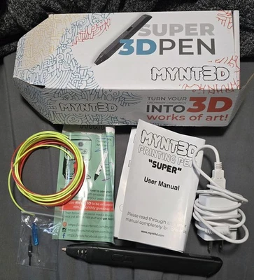 MYNT3D Super 3D Printing Pen USB Power Charger 3D Printing. - Image 1 of 4