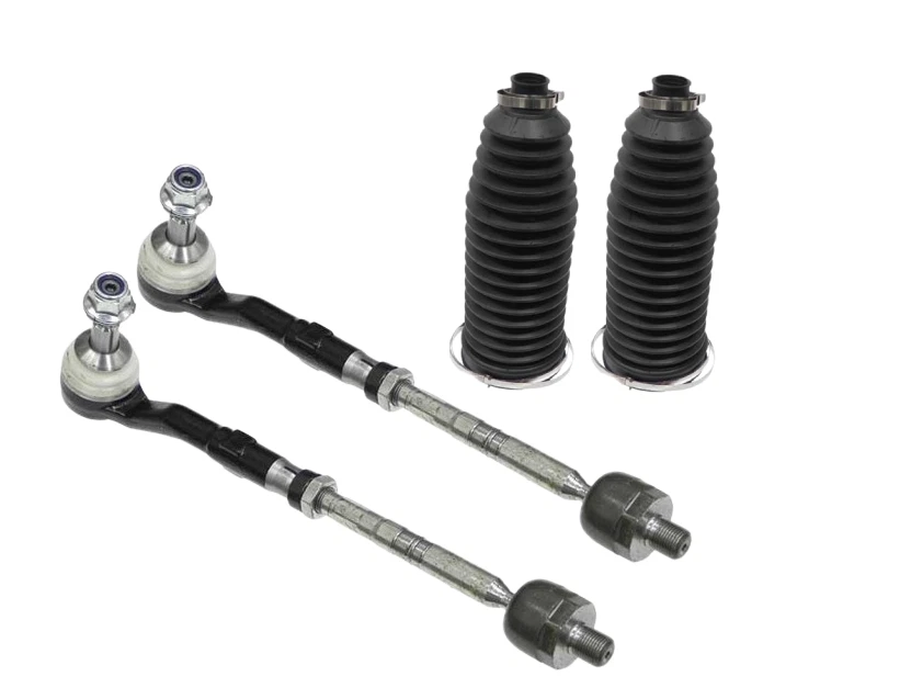 Steering Rack Boot Kits w/ Tie Rod Assembly for BMW E60 550i 645Ci 650i M5 M6 - Image 1 of 1