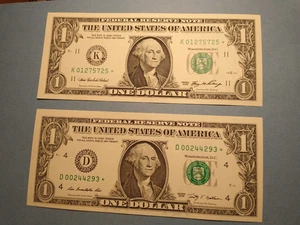 $1 UNCIRCULATED Star Lot, 2006 K + 2009 D, One dollar US Cleveland Dallas 344 - Picture 1 of 2