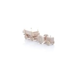 Holzspielzeug Traktor mit Langholz natur HxBxT 3,5x7,5x3cm NEU Holzauto Trecker