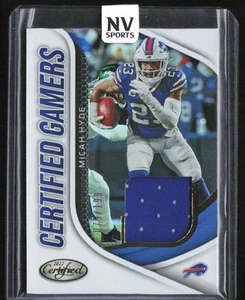 2022 Panini Certified Gamers Mirror Micah Hyde Jersey 1 color 079/199 Buffalo - Bild 1 von 2