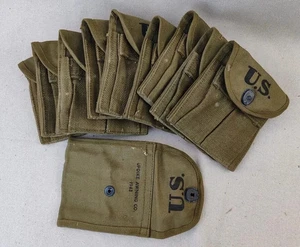 MILITARY ORIGINAL SURPLUS CHINESE ARMY US ARMY M2 CARBINE AMMO POUCH 10PCS LOT - Picture 1 of 7