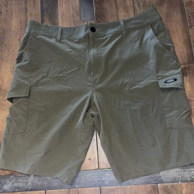 Pantalones Cortos Oakley Para Hombre 38 Extra Grandes Verde Ejército Hydrolix Carga Híbrido Rendimiento  Foto 1 de 4