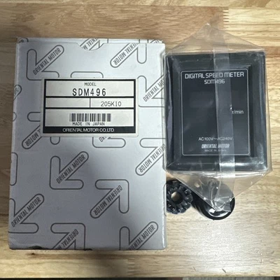 Oriental Motor SDM496 Digital Speed Indicator Meter 100-240VAC Single Phase  - Image 1 of 4