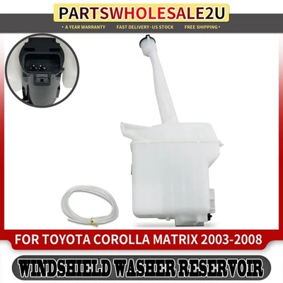Tanque depósito lavadora con bomba y tapa para Toyota Corolla Matrix 2003 2004 2005-2008 Foto 1 de 4