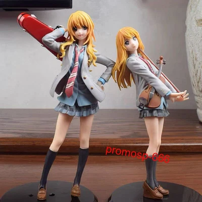 动漫 Your Lie In April Miyazono Kaori Cosplay PVC 人偶雕像玩具礼物 20 cm Foto 1 de 4