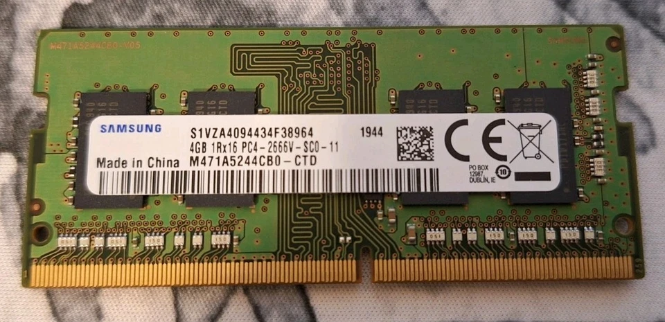 Samsung  4GB DDR4 2666 MHz Memoria SODIMM - Immagine 1 di 1