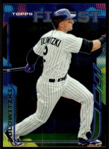 2014 Finest  80 Troy Tulowitzki  Colorado Rockies