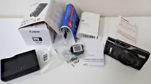 【Near Mint】 Canon PowerShot IXY 650 Elph 360 HS Compact Digital Camera Black - Picture 1 of 10