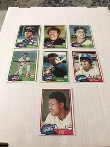 1981 Topps Baseball California Angels Los Angeles Dodgers Lot 7 VG-EX - Bild 1 von 1