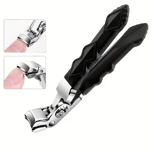 Long Handle Ergonomic Angled Head Toenail Clipper for Seniors Thick Toe Nails AU - Picture 1 of 7